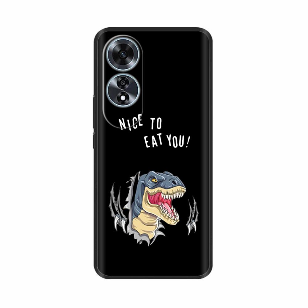 For Oppo A60 4G Case Love Heart Butterfly Soft Silicone Painted Back Cover For Oppo A60 OppoA60 4G Phone Shell Housing Fundas