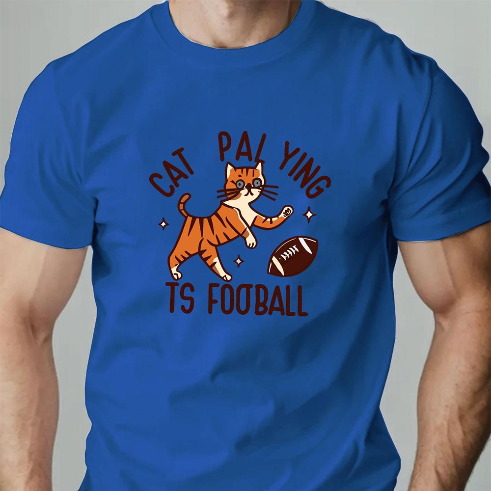 Men's T Shirt Cartoon Pattern Printed Summer Fashion Leisure Breathable Men Round Neck T-shirt High Quality Men's Clothing