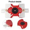 Aluminum Zinc Zinc Alloy Drawer Handle Punching Template Slotted Router Base Fastening Bracket  Woodworking