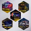 LED Side Marker Light 9LED Truck Position Lamp 12V 24V