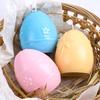 Relief Flower Egg Silicone Candle Mold DIY Easter Eggs Craft Gifts Making Soap Plaster Resin Casting Molds Home Holiday Decor