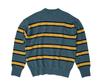 OUT OF TRUNK Color Block Striped Knit Sweater