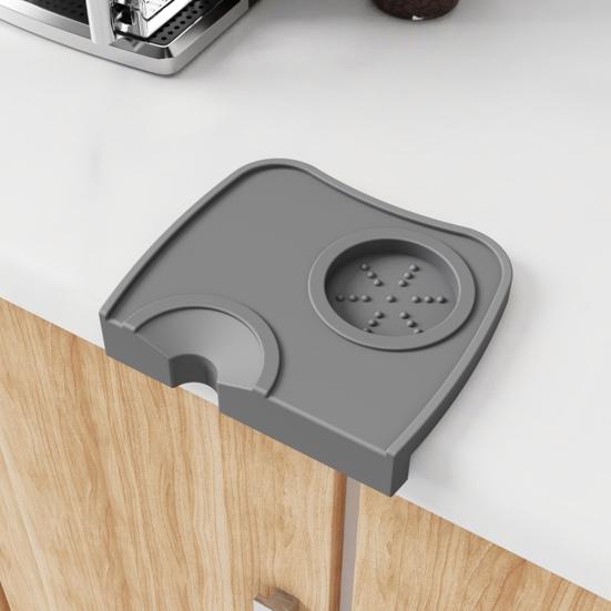 Station Tapis à Café en Silicone Résistant à la Chaleur Tapis Tampon Espresso Outil Efficace pour la Préparation du Café pour Baristas à Domicile Passionnés de Café Professionnels