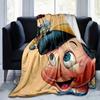 1pc, Disney Pinocchio Jiminy Cricket Blanket Gift for Home Decorative Throw Blanket Sofa Cover Bedding Travel Camping Car Beach Office Nap Mat