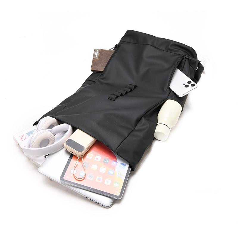 Men's Oxford Backpack Business Backpack Large Capacity Student Schoolbag