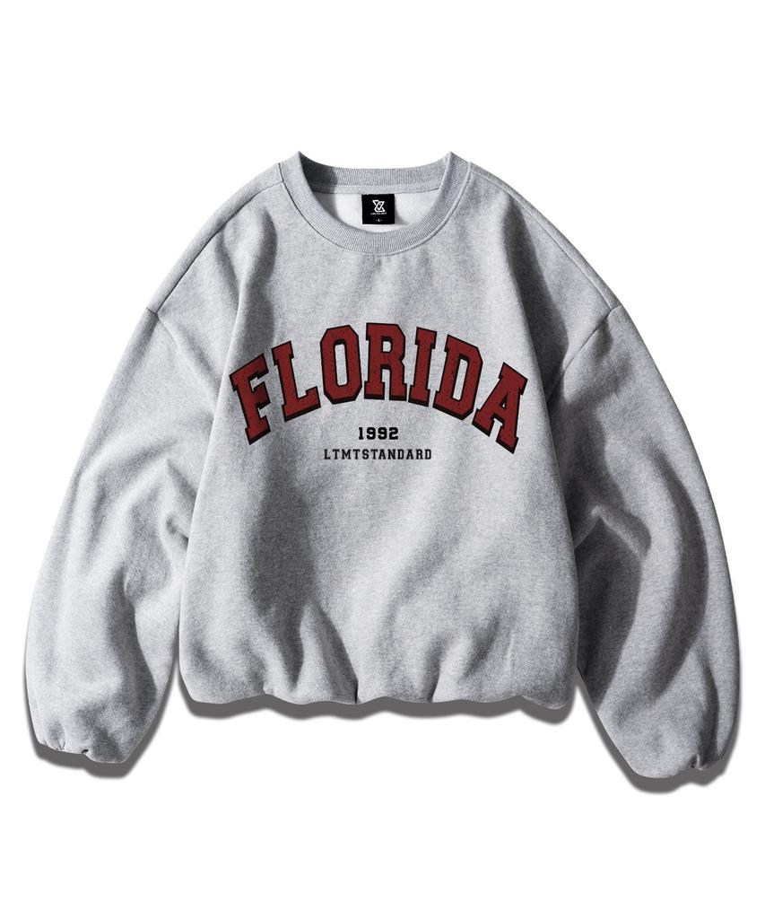 LIKE THE MOST Florida Peachskin Over Sweatshirt_Melange
