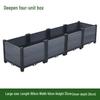 Extra-Large Plastic Balcony & Rooftop Planting Box for Vegetables & Flowers
