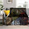 2025 New Style HOMM3 Heroes of Might and Magic Map Treasure Chest Blanket,Soft Throw Blanket for Home Bedroom Bed Sofa Travel
