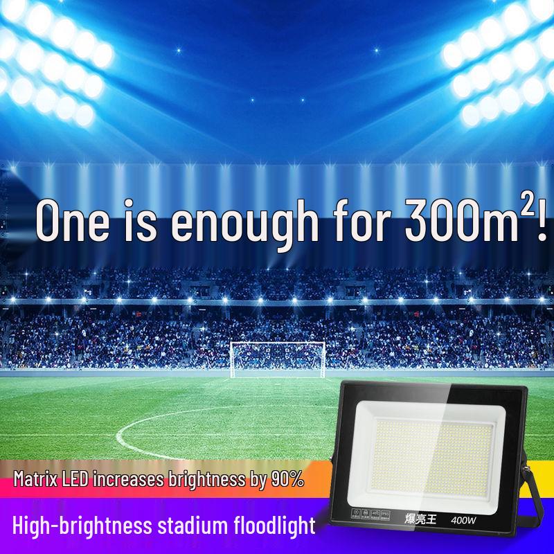 LED Waterproof Outdoor Spotlight Floodlight for Advertising and Courtyard Lighting