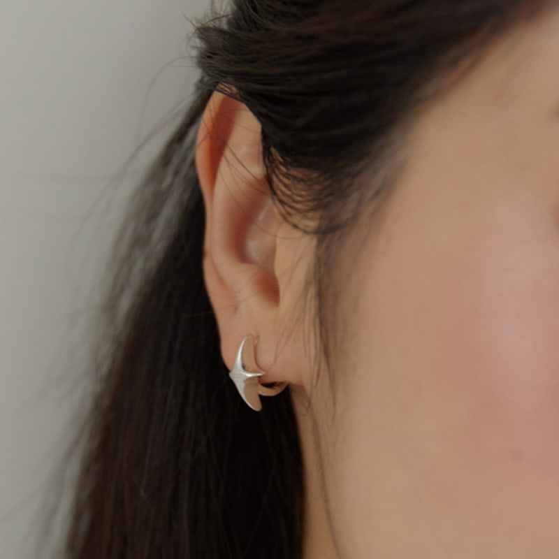 

TATIANA (925 Silver) Galaxy Hoop Earrings EC3032 SILVER