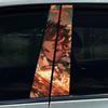 1/2PCS Anime Demon Boy Car Center Pillar Sticker B-Pillar Protective Film Decoration Decals