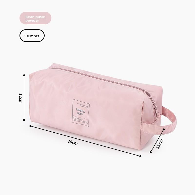 

Modern Shoes Storage Bag With Durable Twill Material For Travel And Bedroom Shoe Organization PinkSmall
