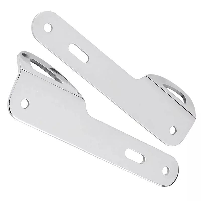 Chrome Front Tie Down Bracket For  Davidson Touring Street Glide Special Electra Ultra Classic Limited Low CVO серебряный