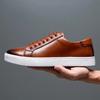 British Style Polishing Casual Soft Sole Small White Shoes for Men Extra Large Men's Shoes 2024 Spring New Trendy Board Shoes