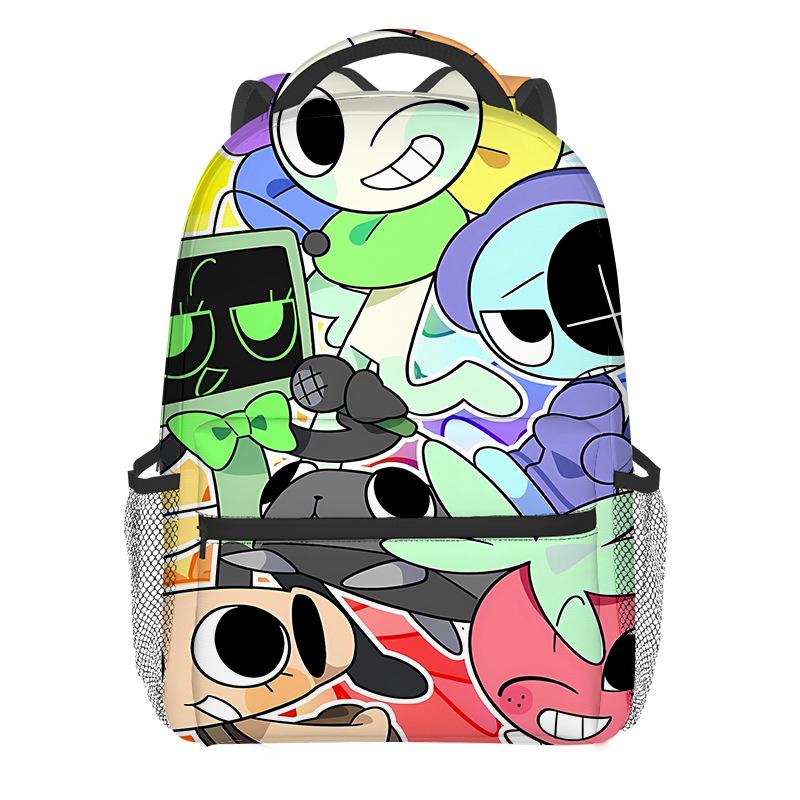 Dandy's World Kids Backpack DIY Cute Printed Student Bookbag Double Shoulder Bag for Children