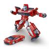 Children's mini transformation robot model toys comic brothers anime transformation men inertial police car mecha gift