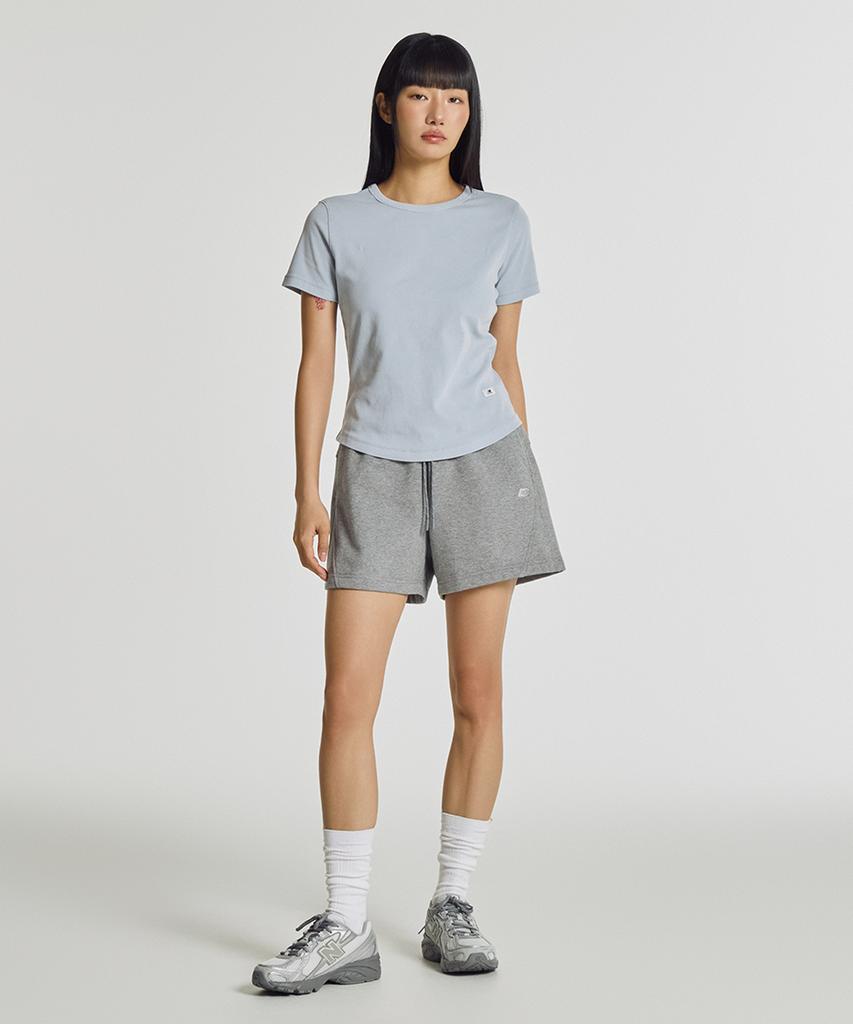 Nyuballanseu Nbneg2W482 / Women Fitted Dyed Short Sleeve Tee (Dyeing Blue)