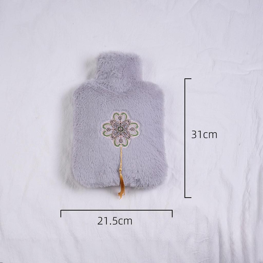 Chinese Embroidery Hot Water Bottle - Hand Warmer & Hot Compress