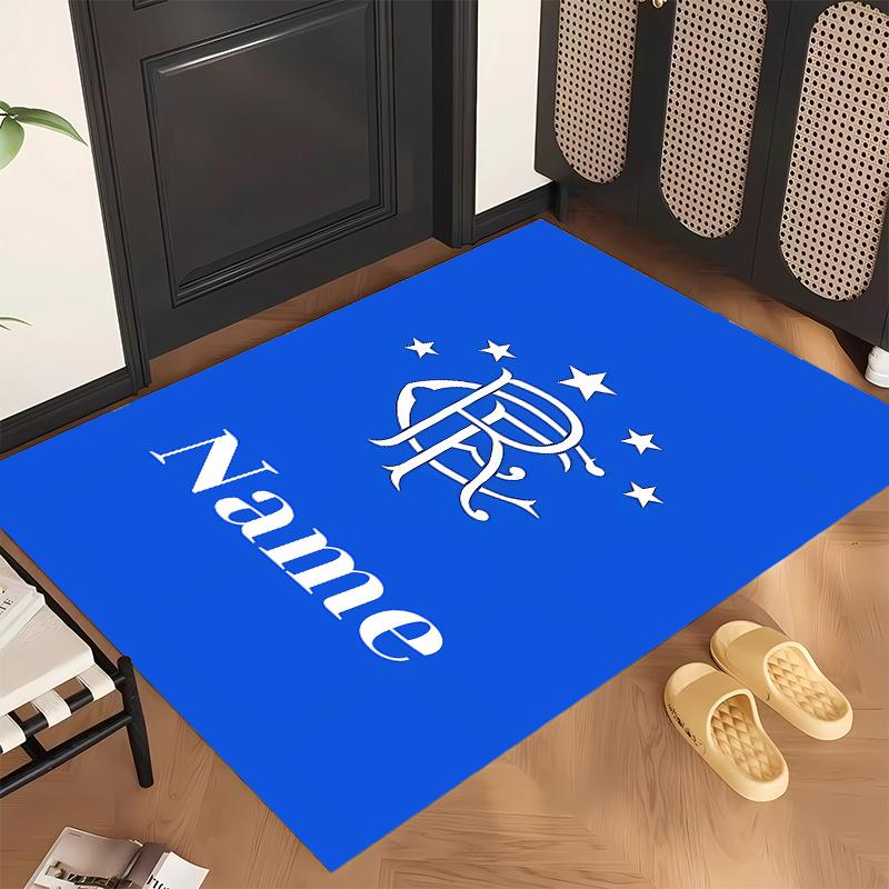 rangers fc (1) Personalized name Office Carpet Stylish Decor for Living Room Bedroom Kitchen