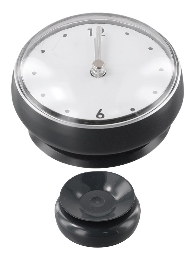 Waterproof Anti-Fog Design Sucker Wall Clock Plastics Silent Quartz Clocks Sucker Wall Clock For Kitchen /Bathroom 75x75mm