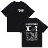 Rapper XXXTentacion Tour Album 2026 Grafik T-Shirt Herren Vintage Baumwolle Kurzarm T-Shirts Hip Hop Gothic Kleidung T-Shirt