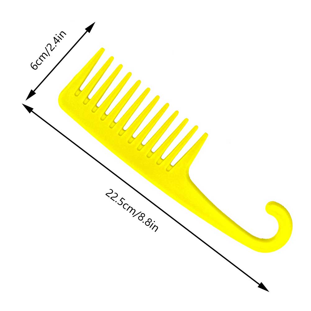 1PCS Large Wide Tooth Comb Handle Detangling Reduce Hair Loss Comb Pro Hairdress Salon Dyeing Styling Brush Tools