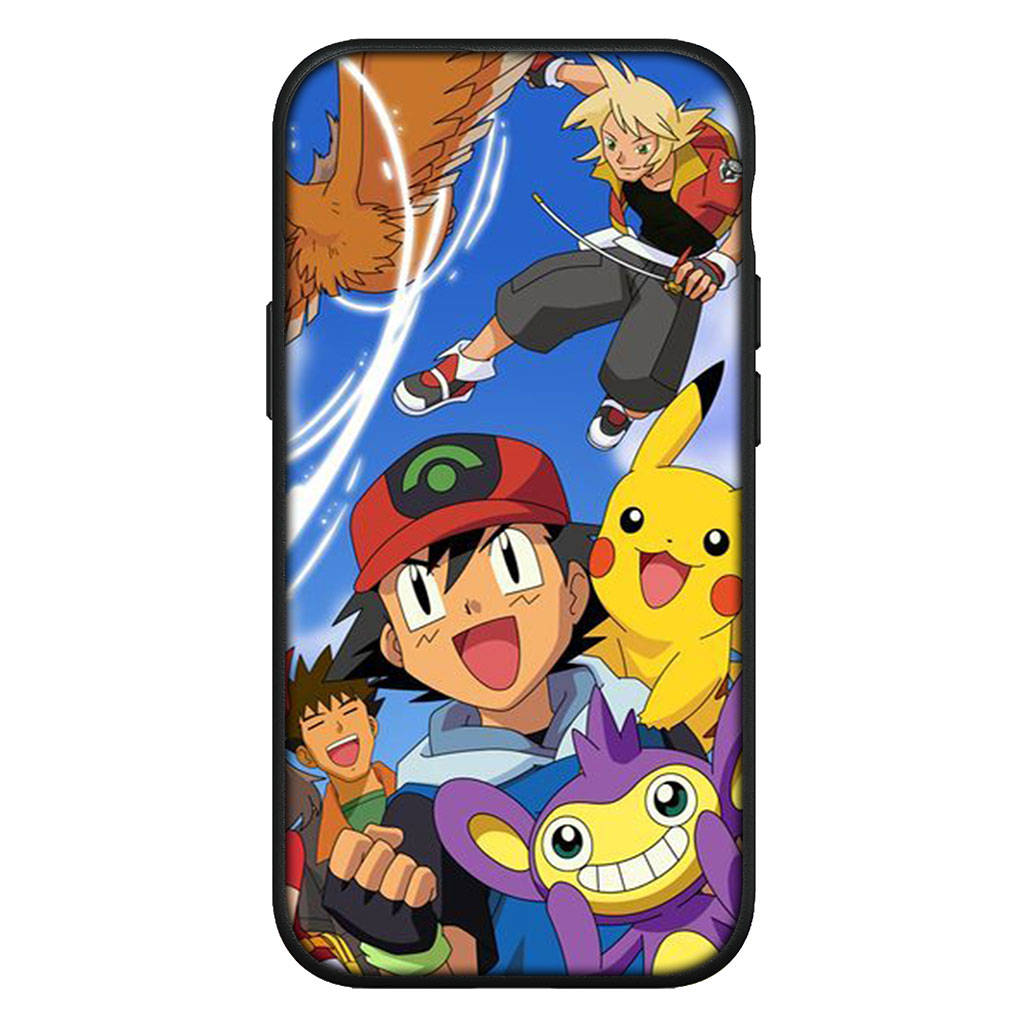 Kryt na iPhone 16 15 Xiaomi Redmi Note 14 13 12 11 Pro Max X 8 16e Samsung Galaxy S25 S24 S23 Moto OPPO Pouzdro na telefon Huawei Mewtwo Pokemon Pikachu Mew