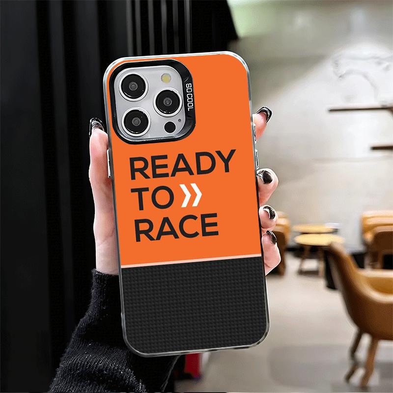 Ready To Race Shockproof Phone Case for iPhone 17 Air 16 16E 15 Pro Max 14 Plus 13 Mini 12 Back Cover Anti Fall Fundas