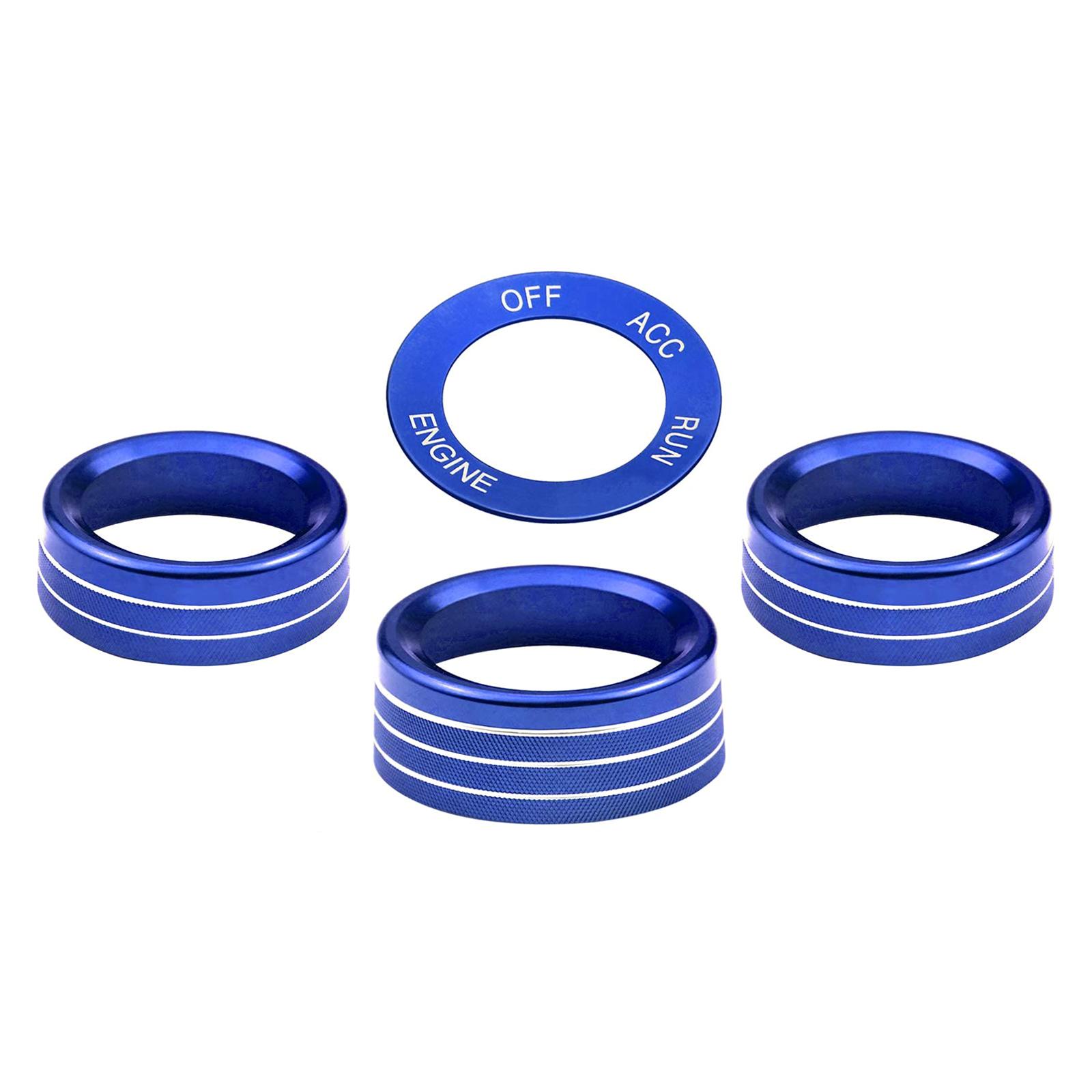 

3 шт. кольцо ручки центральной консоли автомобиля салон кондиционера управления радио ручки крышки отделка для Challenger 2015-2021