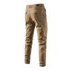 Spring And Autumn New Men'S Cotton Casual Pants Breathable Business Versatile Multi Pocket Solid Color Pants