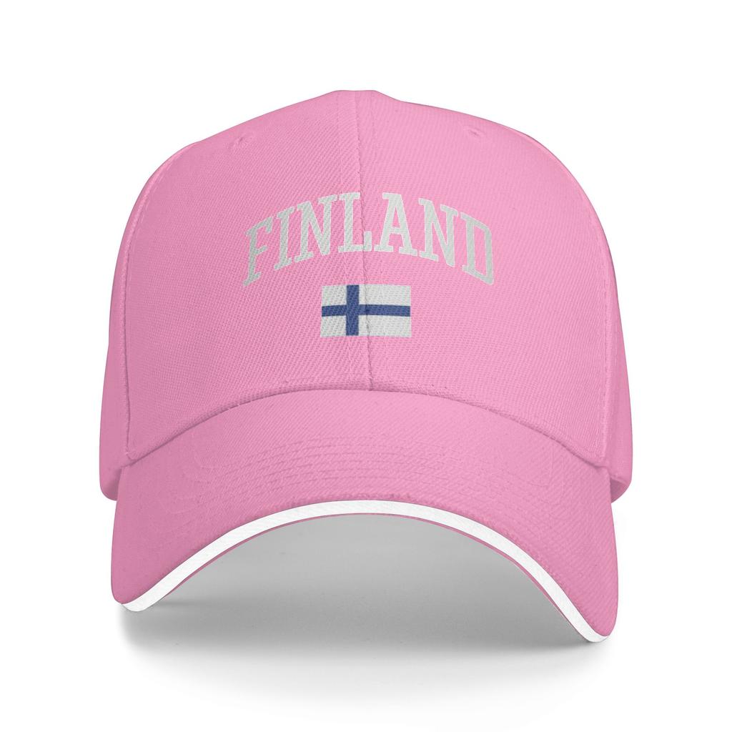Pride Finnish Flag Finland Country Custom Baseball Caps Men  Adult Female Beach Coquette Hat Peaked Cap