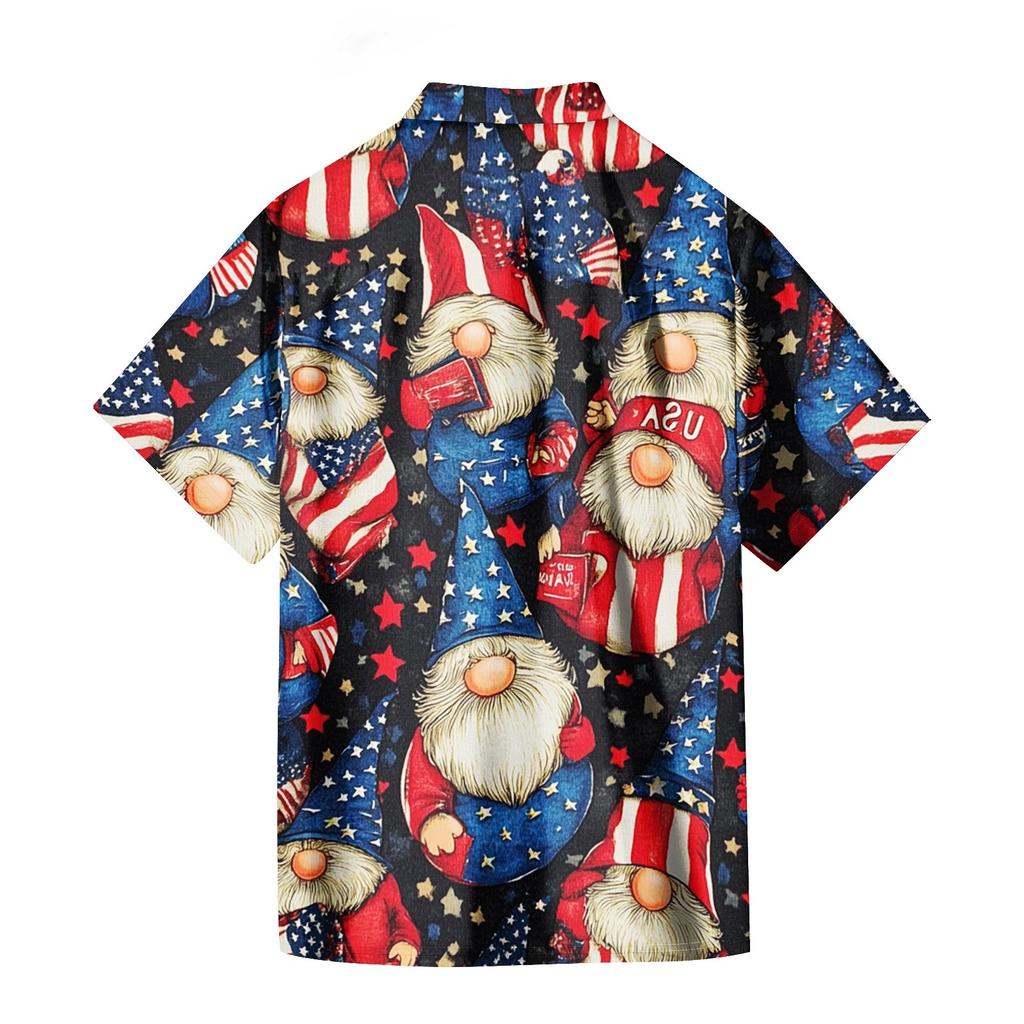 Pánské ležérní tričko s krátkým rukávem, úzké módní pánské s kostkovaným potiskem