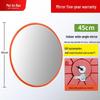 Wide-Angle Convex Traffic Mirror for Outdoor & Indoor Use, Anti-Theft, Garage & Road Safety