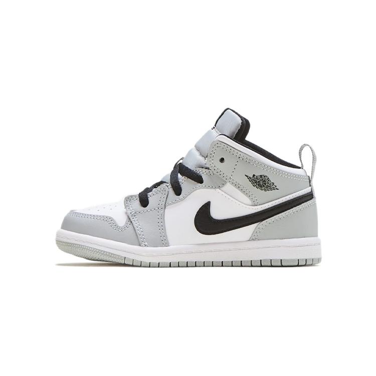 New Jordan 1 Mid Light Smoke Grey TD 640735-092