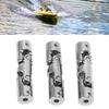 3pcs 3 Joint Steering Shaft Coupler Steel 4mm To 4mm Rotatable Universal Joint Coupling for RC Model Car Boat