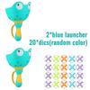 Flying Disc Launcher Toy Outdoor Hand Flying Disc Flying Saucer Pull String Throw Catch Jump Sport Games Toys for Kids