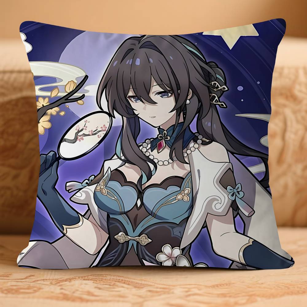 ANIME R-Ruan Mei Personalisiertes Bild Text Heimdekorative Kissen Haushaltsgeschenke 45x45cm