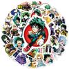 10/30/50/100pcs Japanese Anime My Hero Academia Graffiti Stickers Waterproof DIY Skateboard Phone Cool Manga Decals Toys Gifts