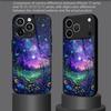 Star Cluster Pattern 2D Phone Case for iPhone 17 16 15 14 13 12 11 X XR XS Max Pro 8 Plus - Glass Protective Cover