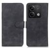 KHAZNEH For Xiaomi Redmi Note 13 5G Case Retro PU Leather Smart Phone Stand Cover
