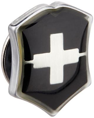 Swiss Cross Pin, Black, 4.1888.3