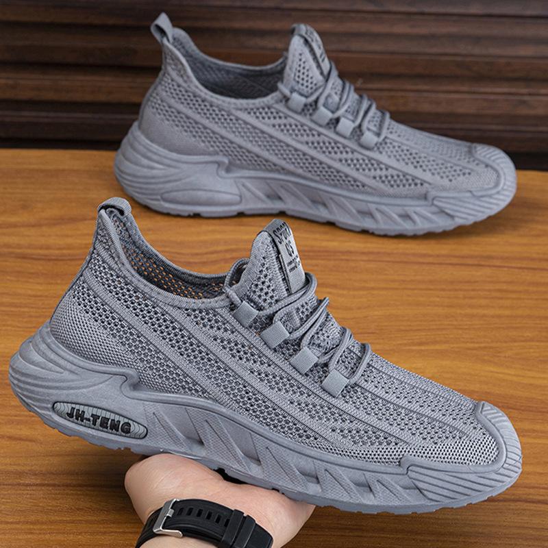 Large Size Men's Shoes Summer New Fly-woven Mesh Men's Hollow Trend Sandals Breathable Sports and Leisure Men's Shoes