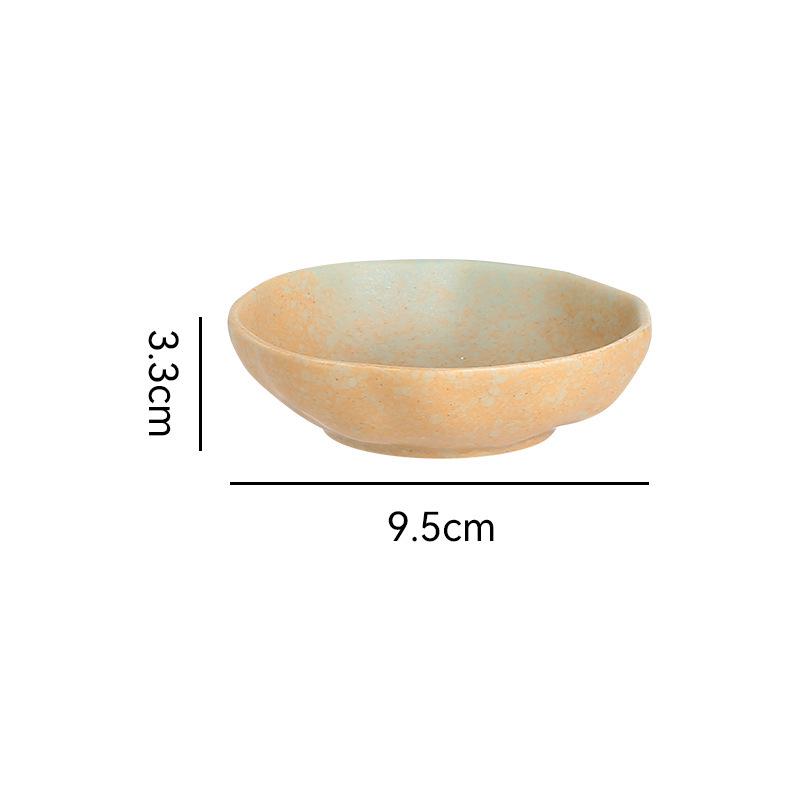 Retro Japanese Ceramic Bowls, Plates, Tableware Sets, Combination, High-Value Restaurant, Household Steak, Plates, Soup Bowls