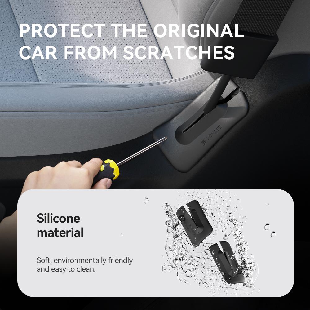 YZ For Tesla Model 3 Model Y Car Seat Gap Filler Side Seam Styling Seat Gap Leak-proof Filling Silicone Cover Accessories