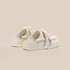 Yiyuan one-pedal biscuit bag head half slippers women's 2025 summer new thick-soled heightening beggar canvas casual shoes