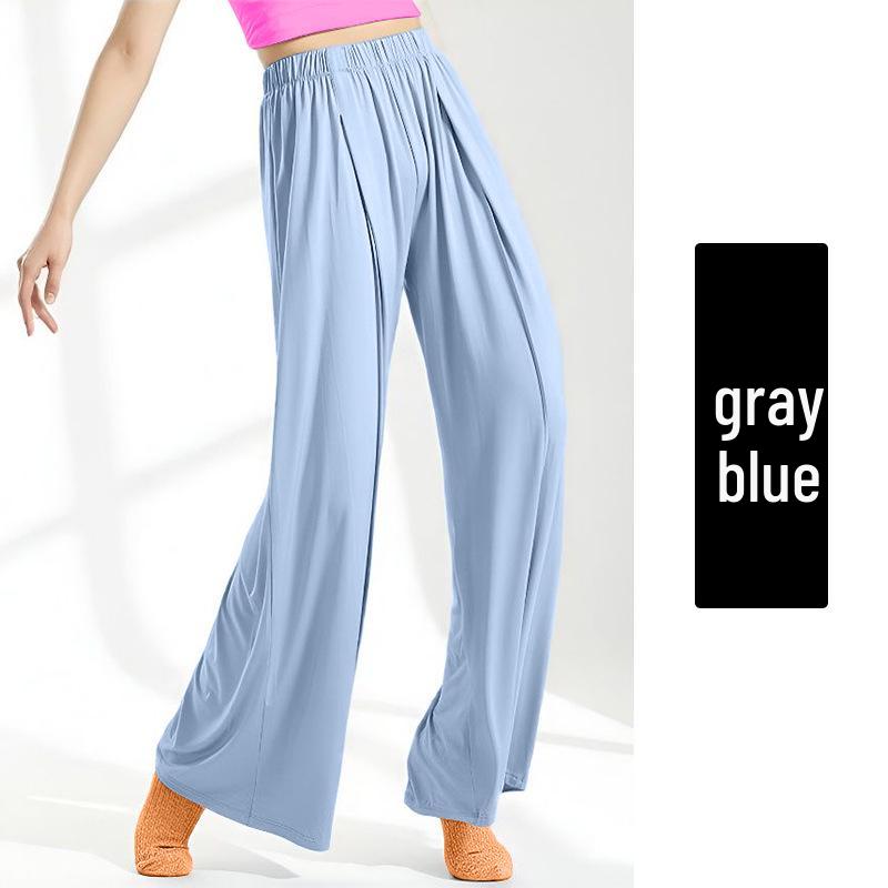 Dámské široké taneční kalhoty pro všechna roční období - Klasické a moderní styly, Tvarující postavu, Ideální pro trénink