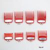 Colored Plastic Hair Clipper Comb Set - Trimmer Accessories for Salon Styling