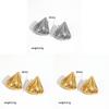 Geometric Stainless Steel Triangle Earrings For Women Fashion Jewelry
