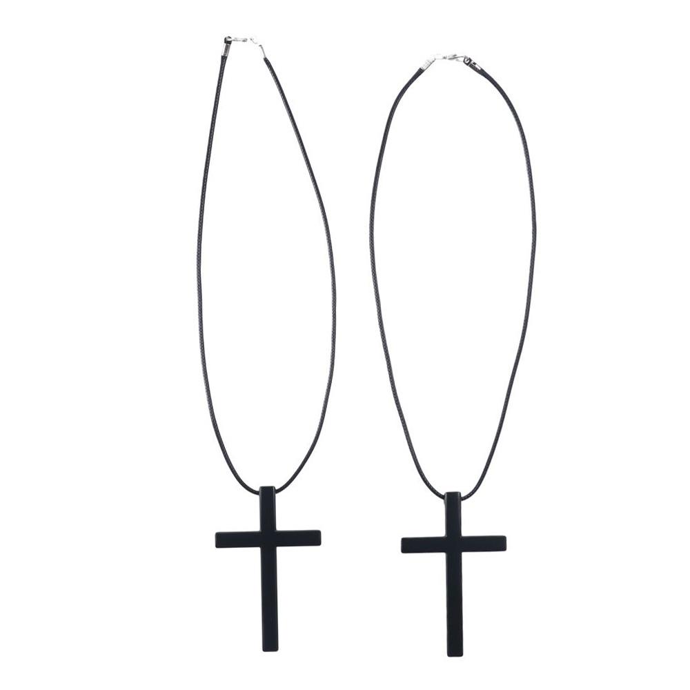

2pcs Cross Shape Cross Pendant Car Hanging Accessories for Car Rear View Mirror