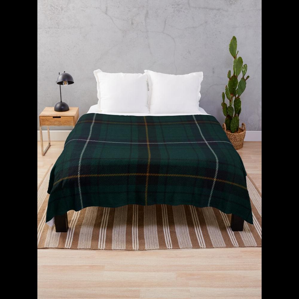 Annier Unisex Henderson Scottish Tartan Throw Blanket Soft Plaid Design For Cozy Living Room Or Bedroom Decor